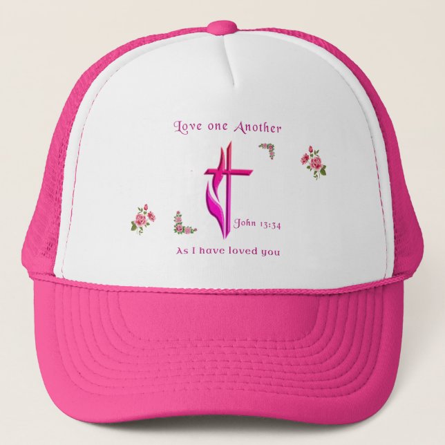 Love one another trucker hat (Front)