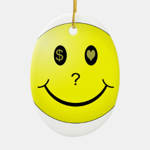 Love or Money or Love Money? Ceramic Ornament