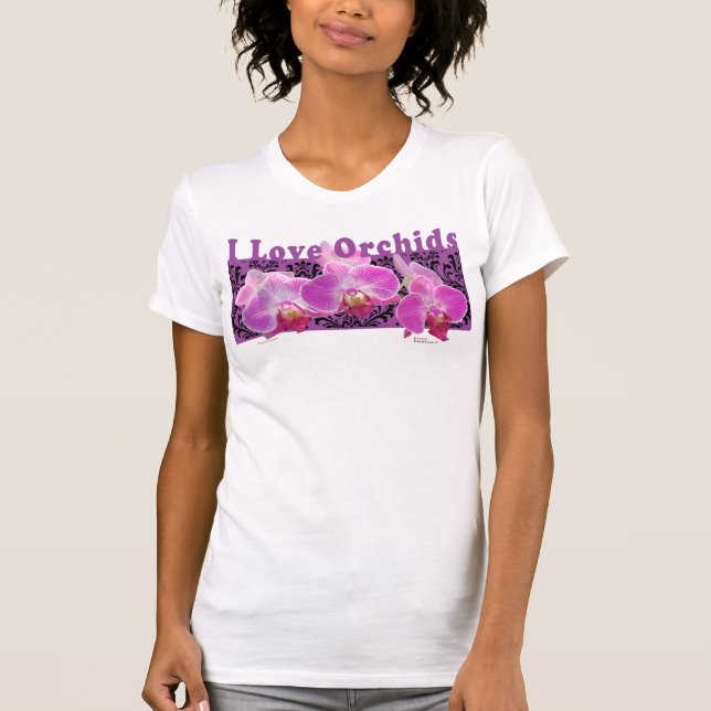 Love Orchids 2 Jersey T-Shirt (Front)