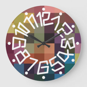 Love ORIGINALS NUMBERS by Masanser Large Clock
