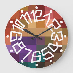 Love ORIGINALS NUMBERS by Masanser Large Clock