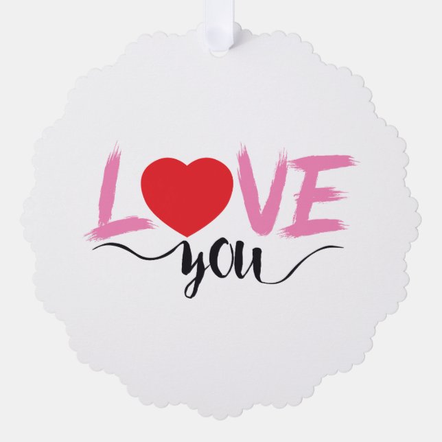 Love Ornament Card (Front)