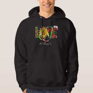 Love Orthopedic Nurse Off Duty Watermelon Pineappl Hoodie