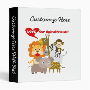 Love Our Animal Friends Binder