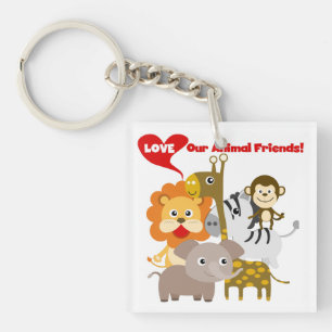 Love Our Animal Friends Keychain