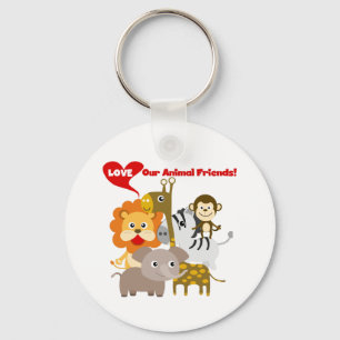 Love Our Animal Friends Keychain