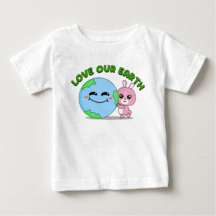 Love Our Earth: Animal Frienz for Kids Baby T-Shirt