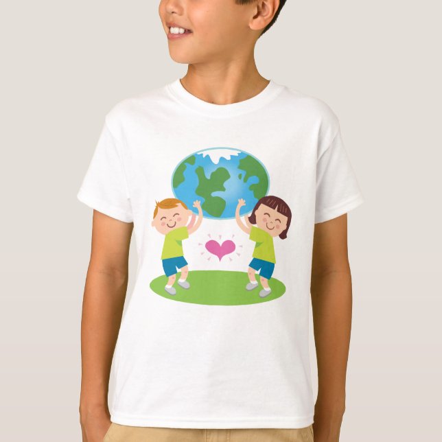 Love Our Earth T-Shirts for Kids (Devant)