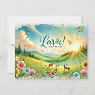 Love Our Planet, April 22 Postcard