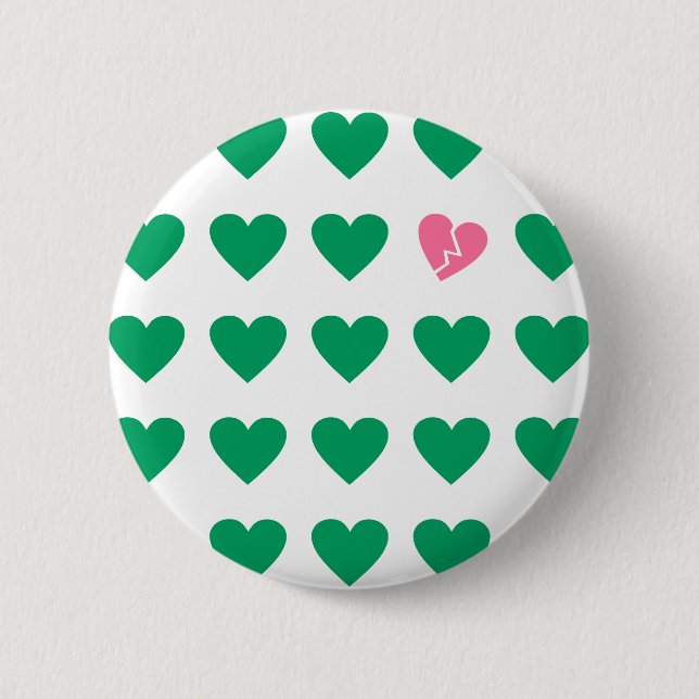 love outcast 2 inch round button (Front)