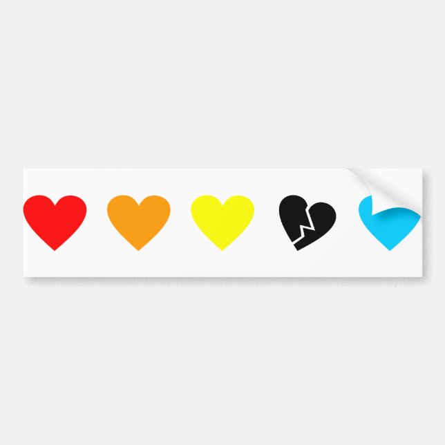 love outcast bumper sticker (Front)