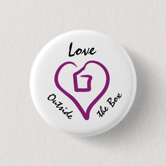 Love Outside the Box Button (Front)