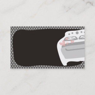 love oven stove cooking baking business card b