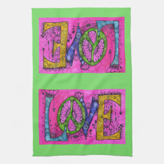 Love Over Stove Kitchen Towel