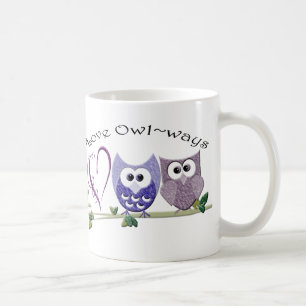 Love Owl~ways, cute Owls art gifts Coffee Mug