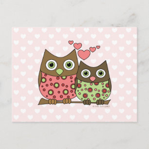 Love Owls Postcard