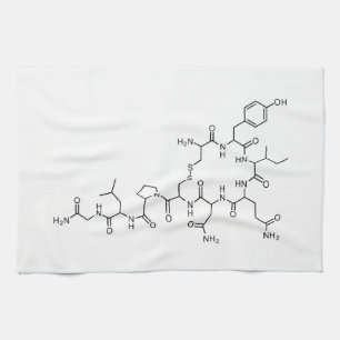 love oxytocin chemical formula chemistry element s kitchen towel