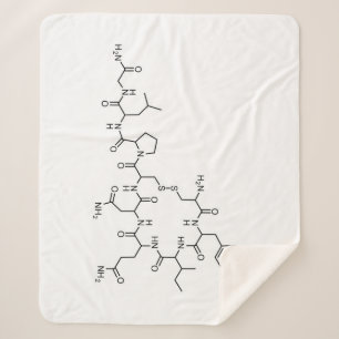 love oxytocin chemical formula chemistry element s sherpa blanket