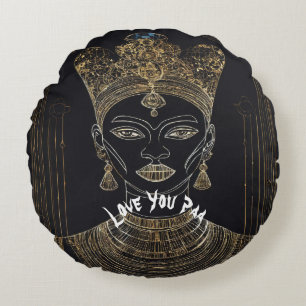 Love Paa Unique Luxury Living Round Pillows