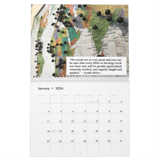 Love Packages 2020 Calendar (Jan 2026)