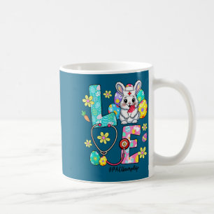 Love pacu nurse life bunny stethoscope easter coffee mug