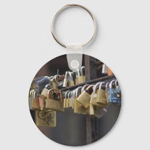 Love Padlocks, Prague Keychain