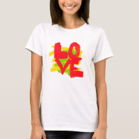 Love Paint Brushes Colourful Long Sleeve T-Shirt