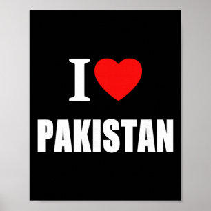 Love Pakistan Footll Cricket Poster
