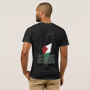 Love Palestine My Heart Longs For Palestine Men's T-Shirt