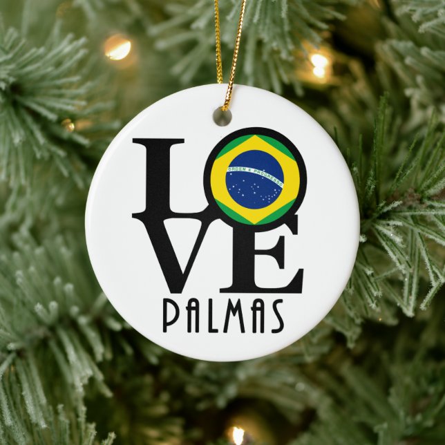 LOVE Palmas Ceramic Ornament (Tree)