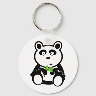 Love panda bear keychain