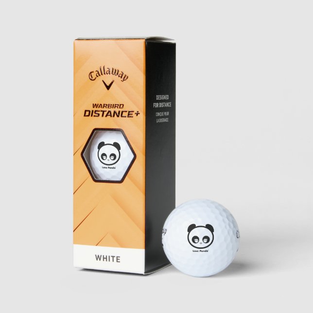 Love Panda® Golf Balls (Packaging)