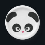 Love Panda® Paper Plate<br><div class="desc">Love Panda® Product from Cute brands. For more information on Love Panda® check us out at www.CUTEandHAPPY.com</div>