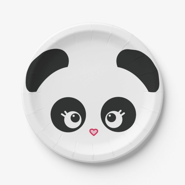 Love Panda® Paper Plate (Front)