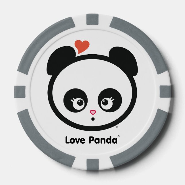 Love Panda® Poker Chips (Front)