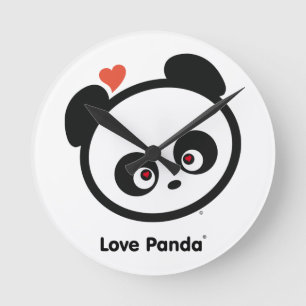 Love Panda® Round Clock