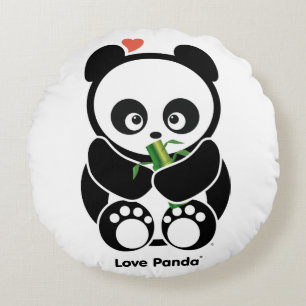 Love Panda® Round Pillow