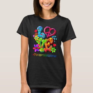 Love Para professional 1st Day Teacher Student KiD T-Shirt
