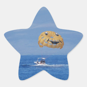 Love Parasailing Star Sticker