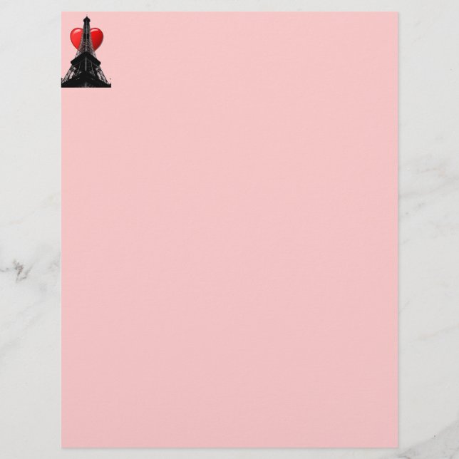 Love Paris Letterhead (Front)