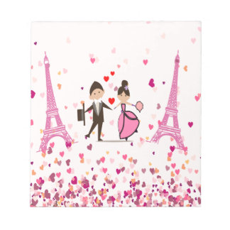 LOVE PARIS NOTEPAD