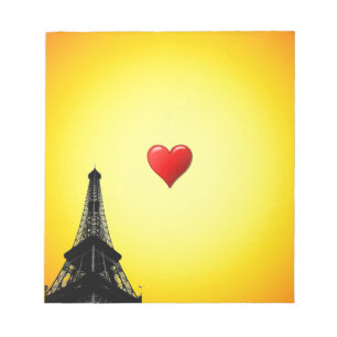 Love Paris Notepad