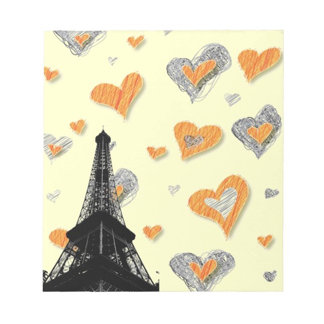 Love Paris Notepad (Front)