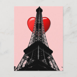 Love Paris Postcard
