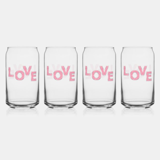 Love Parties scintillant rose (Recto)