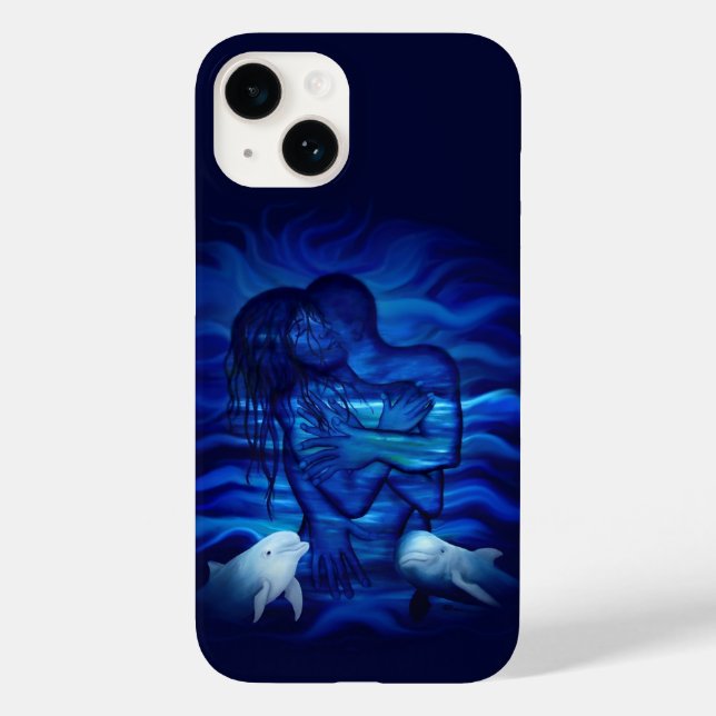 Love, Passion act - pair with Dolphin pair Case-Mate iPhone Case (Back)