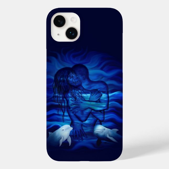 Love, Passion act - pair with Dolphin pair Case-Mate iPhone Case (Back)