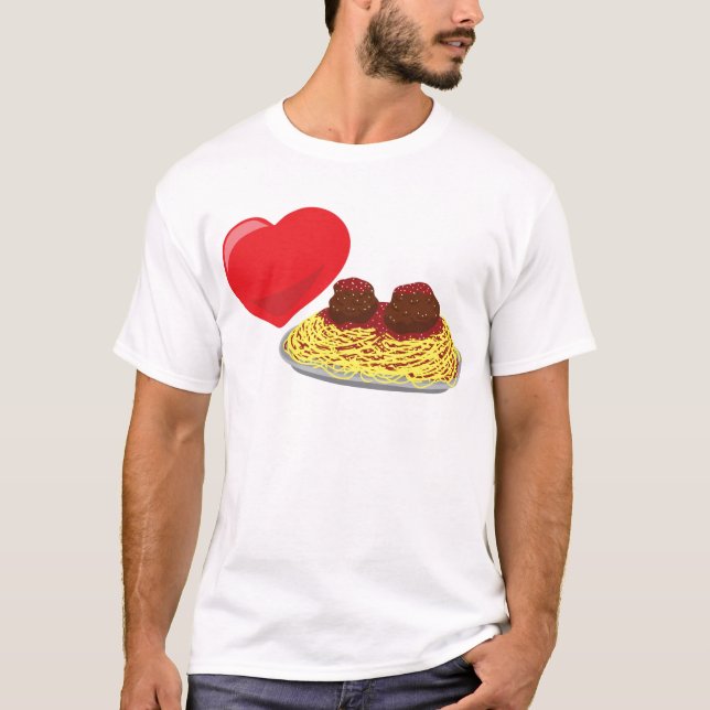 Love pasta!  Customizable: T-Shirt (Front)
