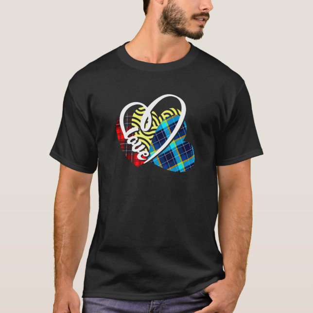 Love Patchwork Craftsman Hobby Romantic Heart Craf T-Shirt (Front)