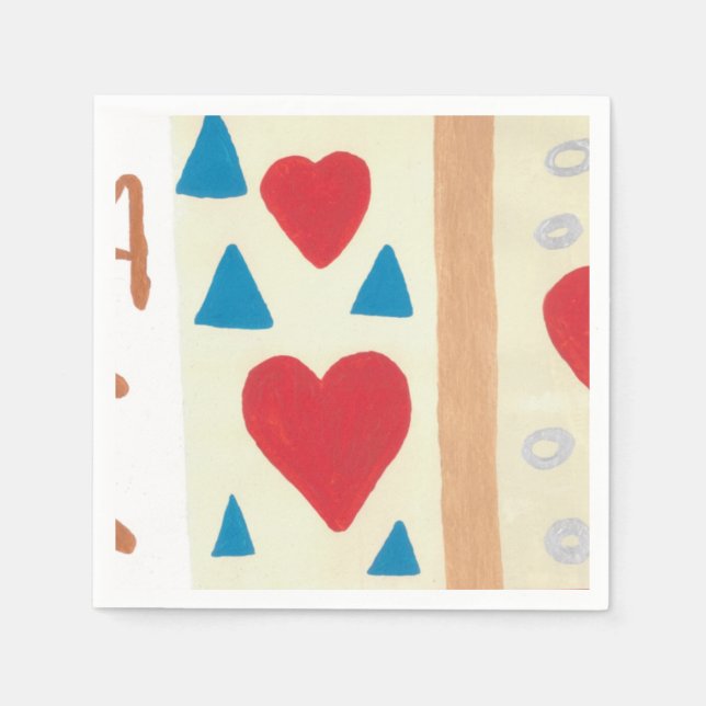 Love Path Paper Napkin (Front)